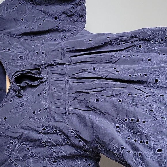 fait a main PARIS Silk Eyelet Blouse - Picture 5 of 7